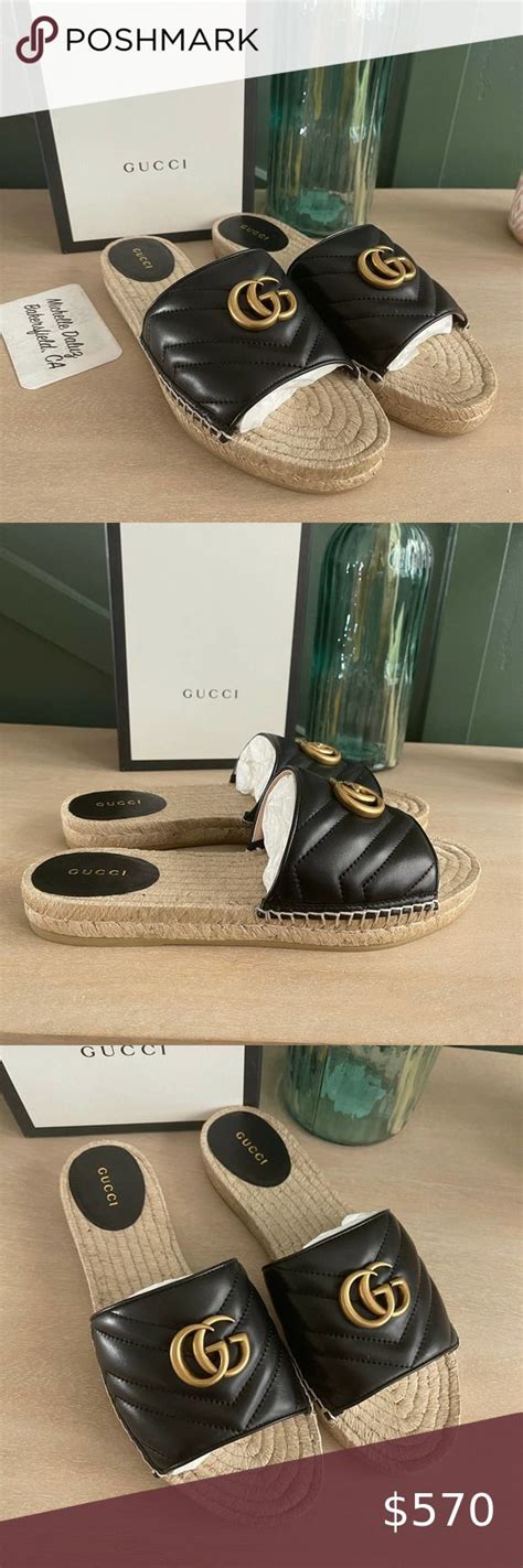 gucci silver espadrilles